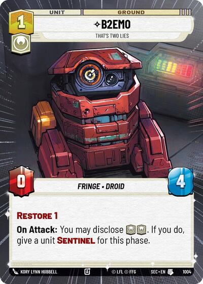 B2EMO - That's Two Lies (Hyperspace) - Foil