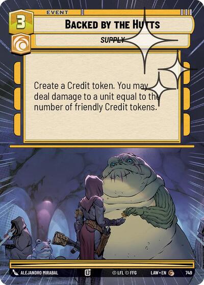 Backed by the Hutts (Hyperspace) - Foil