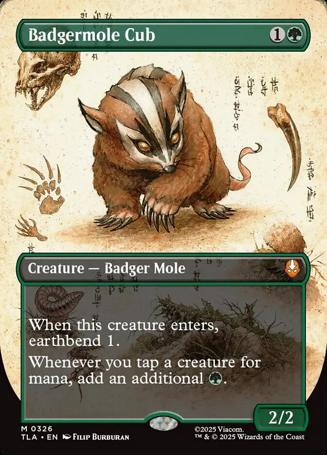 Badgermole Cub - Borderless - Full Art - Inverted