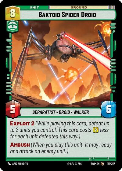 Baktoid Spider Droid  - Foil