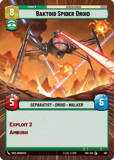 Baktoid Spider Droid  (Hyperspace) - Foil