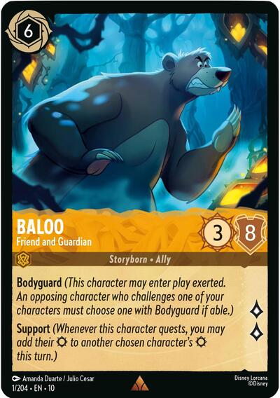 Baloo - Friend and Guardian - Foil