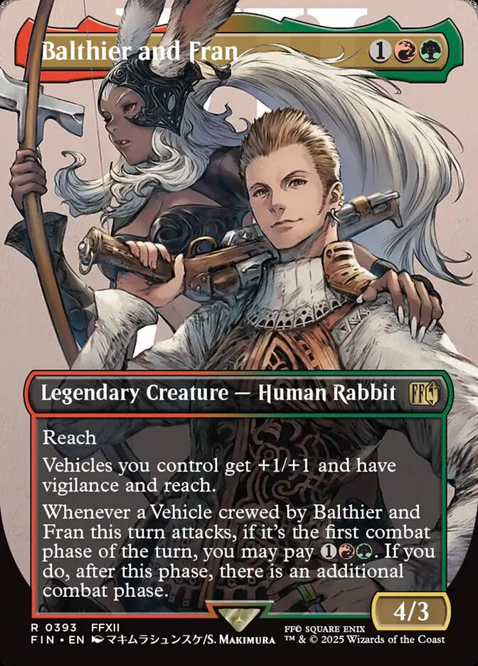 Balthier and Fran - Borderless - Full Art - Inverted - Legendary (Foil)
