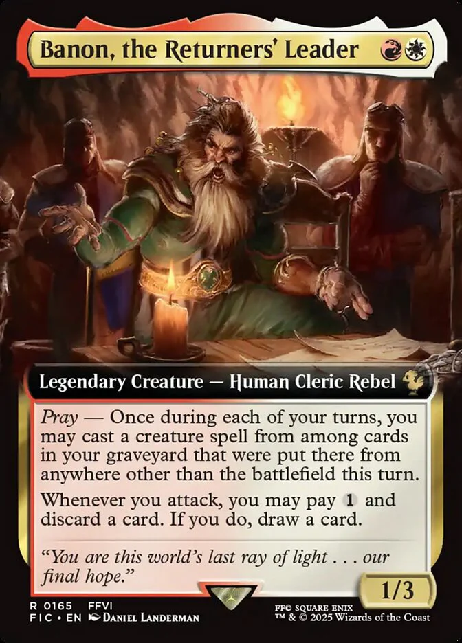 Banon, the Returners' Leader - Extended Art - Legendary (Foil)