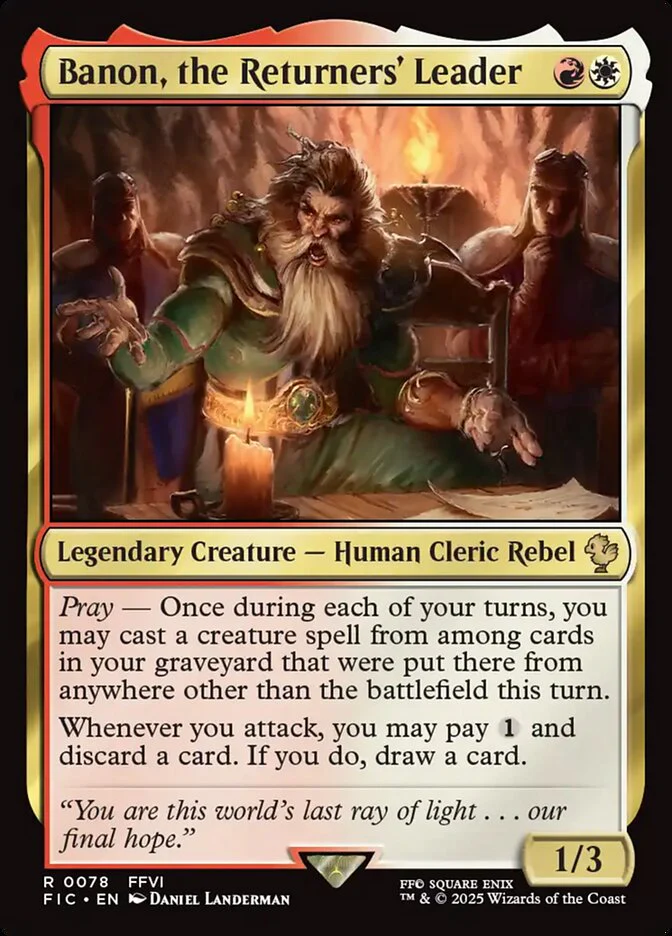 Banon, the Returners' Leader - Legendary
