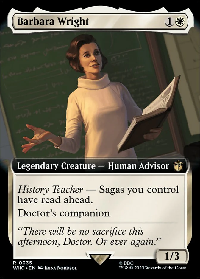 Barbara Wright - Extended Art - Legendary (Foil)