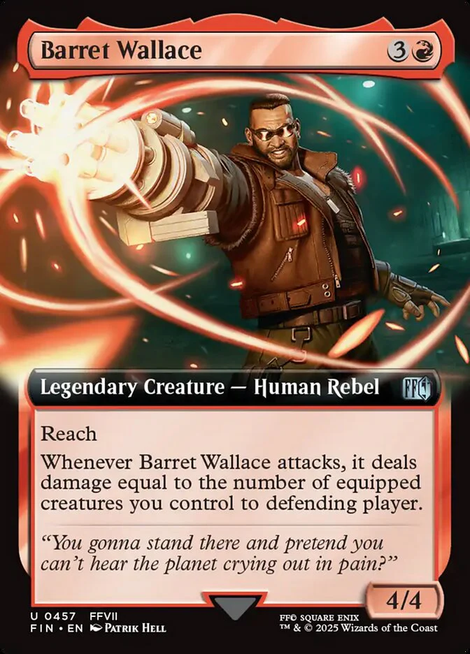 Barret Wallace - Extended Art - Legendary (Foil)