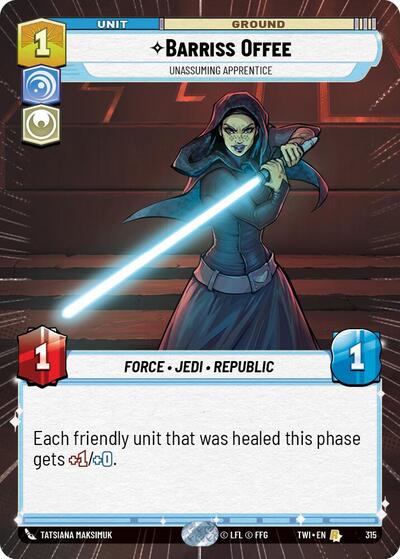 Barriss Offee - Unassuming Apprentice  (Hyperspace)