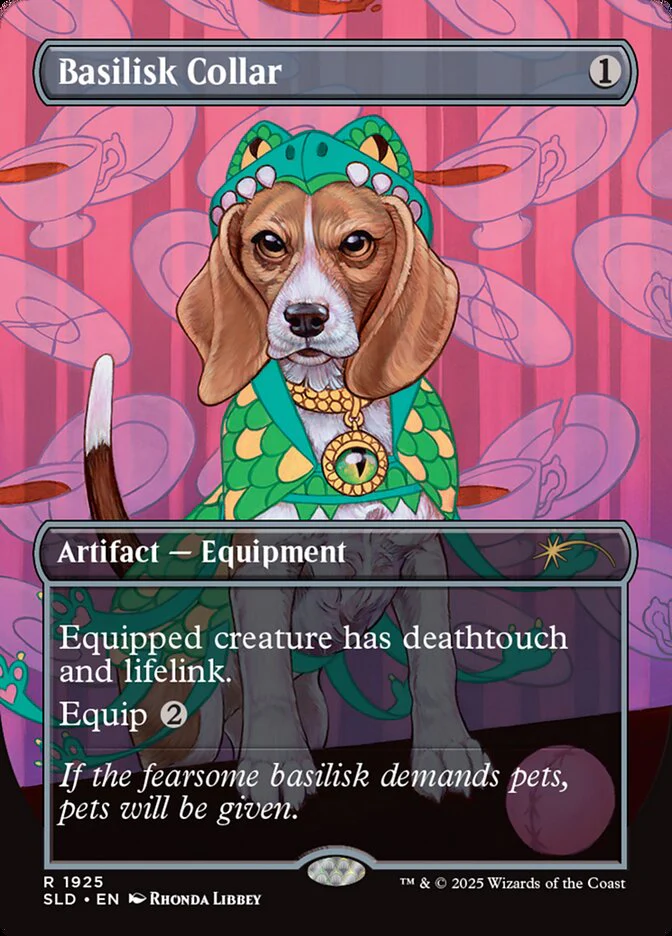 Basilisk Collar - Borderless - Full Art - Inverted (Foil)