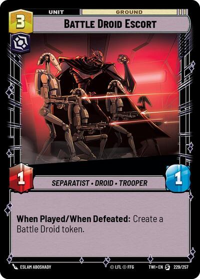 Battle Droid Escort  - Foil