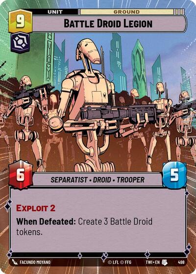 Battle Droid Legion (Hyperspace) - Foil