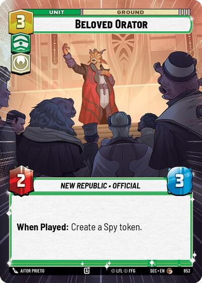 Beloved Orator (Hyperspace) - Foil