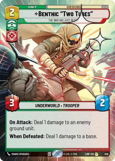 Benthic Two Tubes - The War Has Just Begun (Hyperspace) - Foil