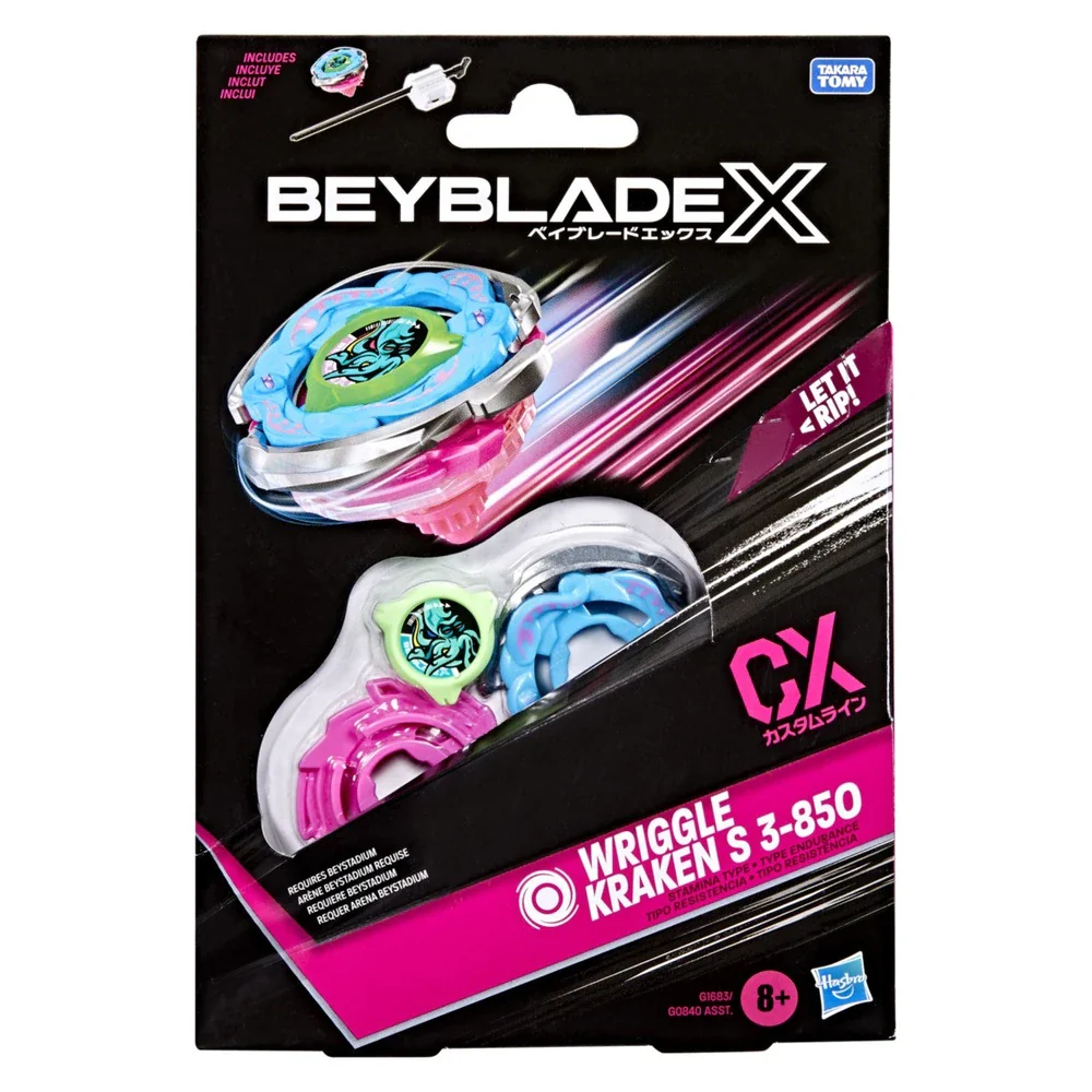 Beyblade X Wriggle Kraken S 3-85O Pack Set Hasbro