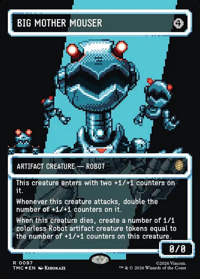 Big Mother Mouser - Borderless - Full Art - Inverted (Foil)