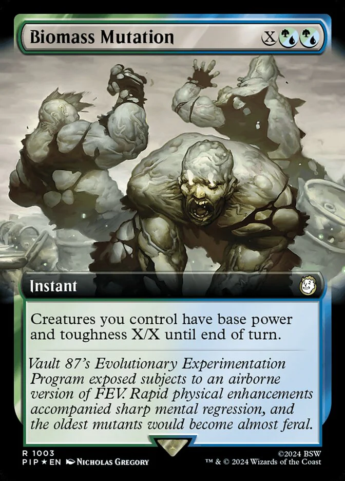 Biomass Mutation - Extended Art - Surge Foil (Foil)