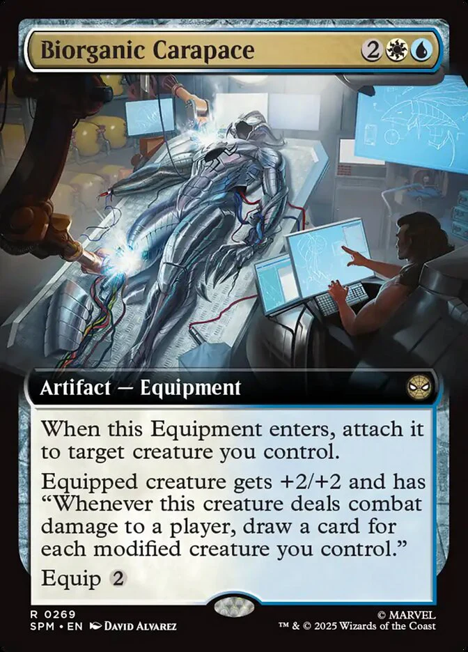 Biorganic Carapace - Extended Art (Foil)