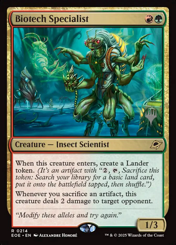 Biotech Specialist (Foil)