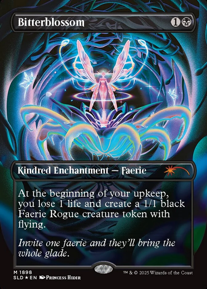 Bitterblossom - Borderless - Full Art - Inverted (Foil)