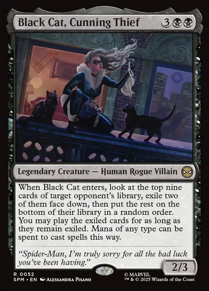 Black Cat, Cunning Thief - Legendary
