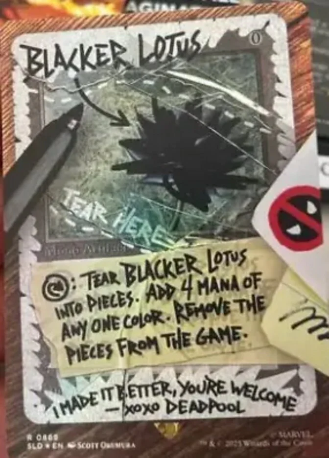 Blacker Lotus - Borderless - Full Art (Foil)