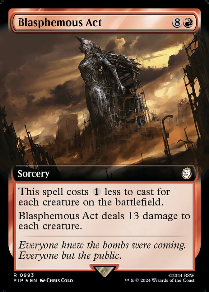 Blasphemous Act - Extended Art - Surge Foil (Foil)