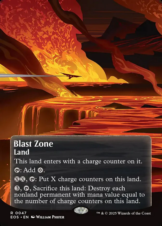 Blast Zone - Borderless - Full Art - Inverted