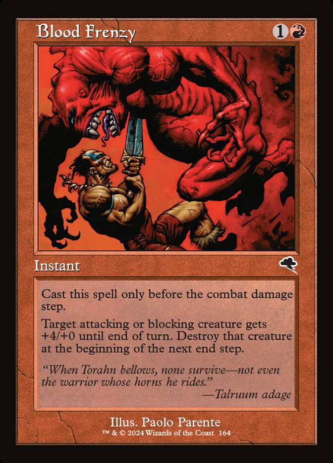 Blood Frenzy - Retro Frame