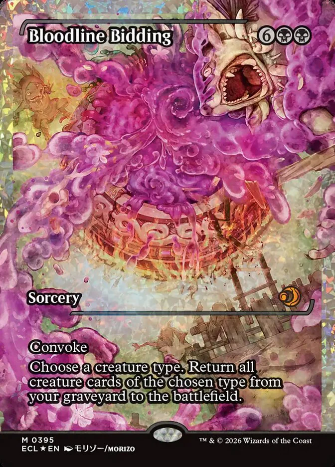 Bloodline Bidding - Full Art - Inverted - Showcase (Foil)
