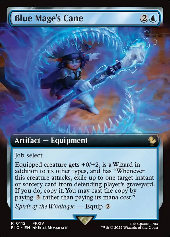 Blue Mage's Cane - Extended Art