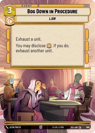 Bog Down in Procedure (Hyperspace) - Foil