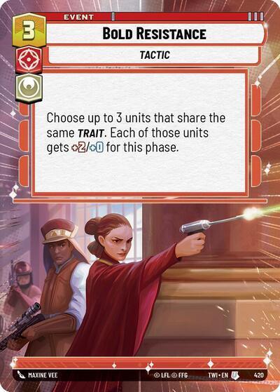 Bold Resistance  (Hyperspace) - Foil