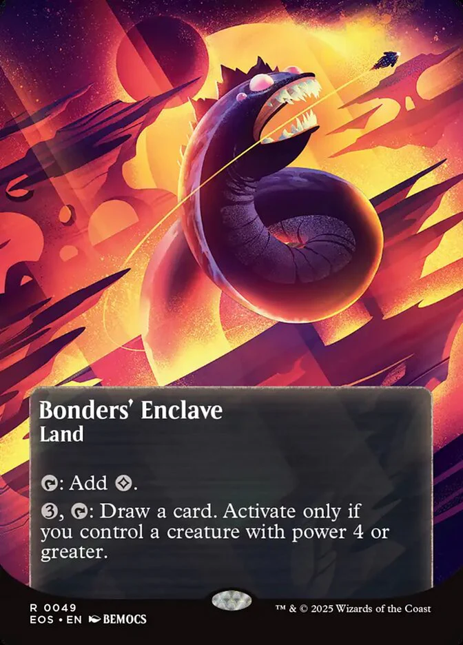 Bonders' Enclave - Borderless - Full Art - Inverted