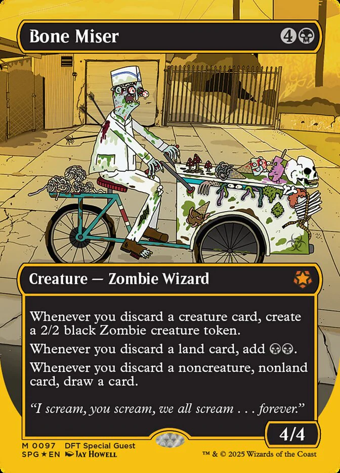 Bone Miser - Borderless - Full Art - Inverted (Foil)