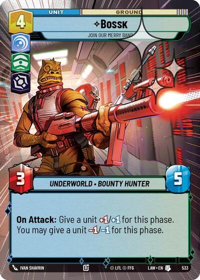 Bossk - Join Our Merry Band (Hyperspace) - Foil