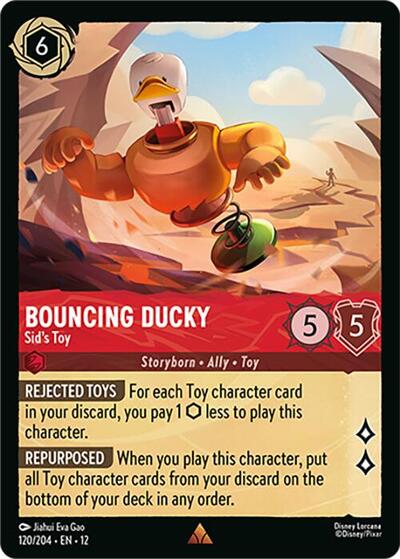 Bouncing Ducky - Sid's Toy - Foil