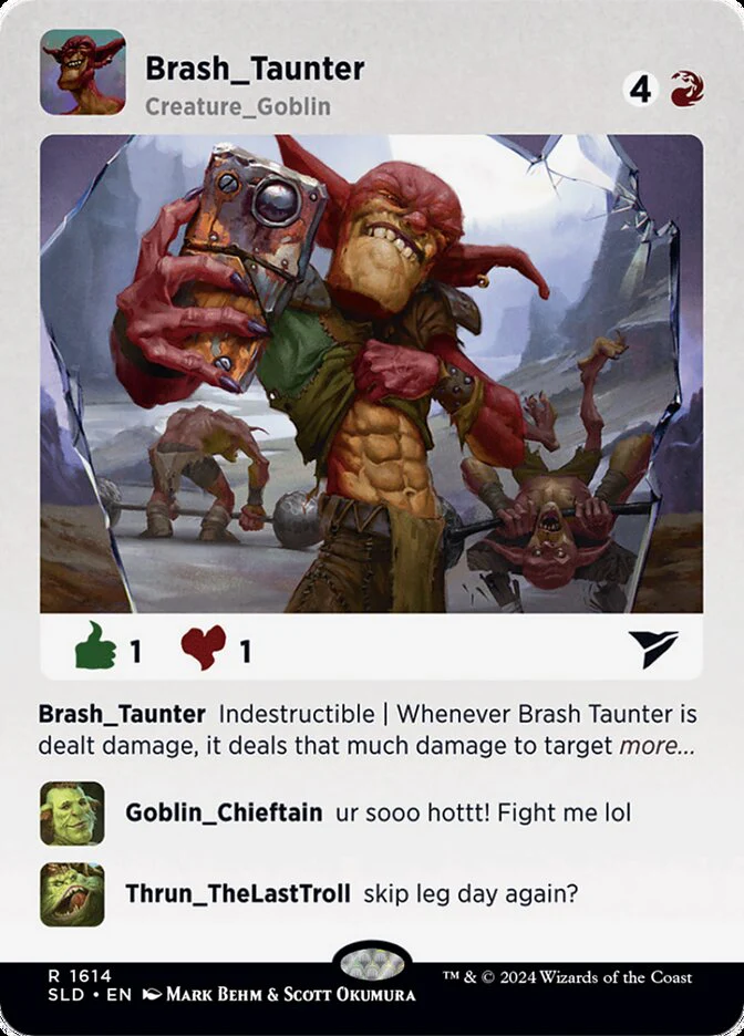 Brash Taunter - Borderless - Full Art (Foil)