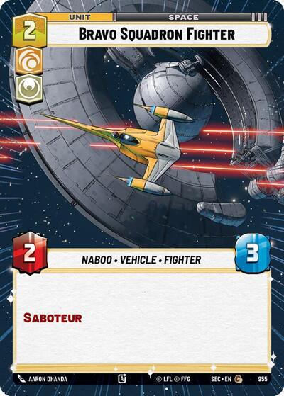 Bravo Squadron Fighter (Hyperspace) - Foil
