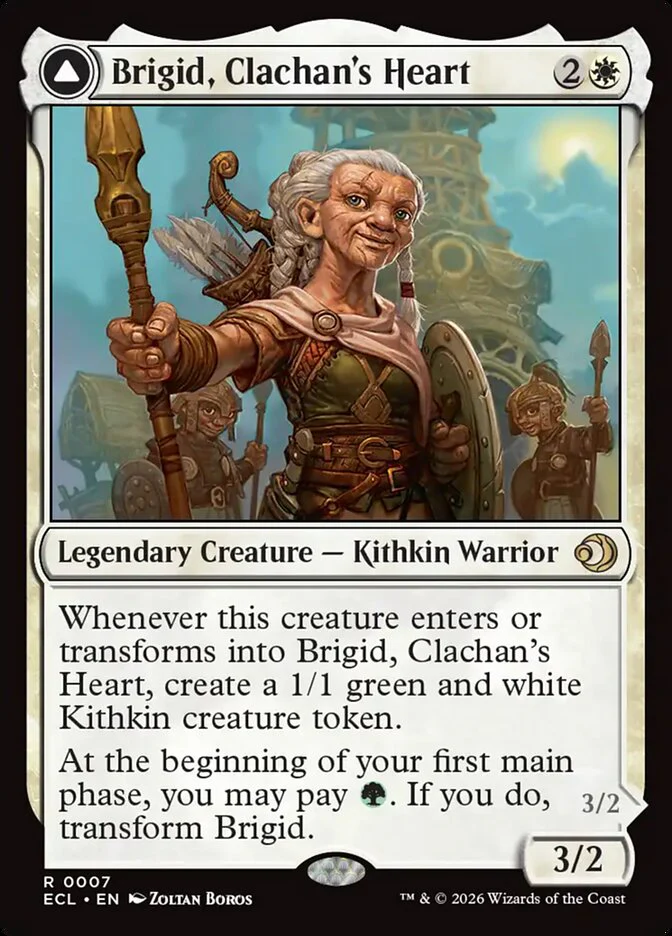 Brigid, Clachan's Heart // Brigid, Doun's Mind - Legendary (Foil)