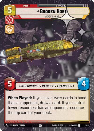 Broken Horn - Vizago's Pride (Hyperspace) - Foil