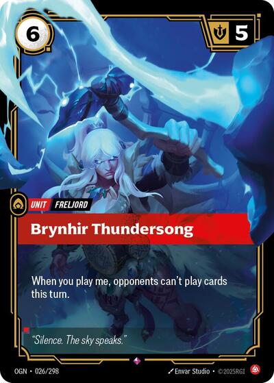 Brynhir Thundersong - Foil