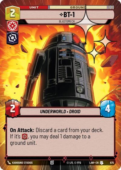 BT-1 - Blastomech (Hyperspace) - Foil