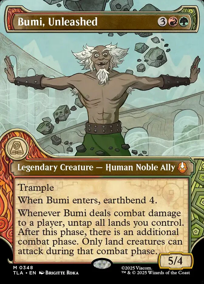 Bumi, Unleashed - Borderless - Legendary - Showcase (Foil)
