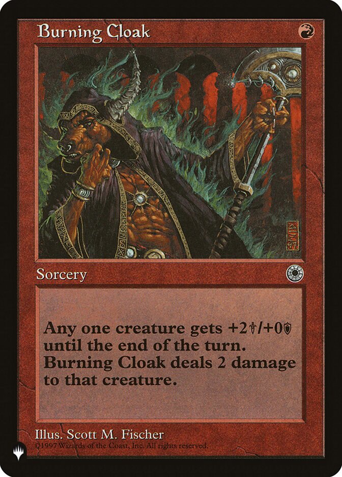 Burning Cloak - Retro Frame