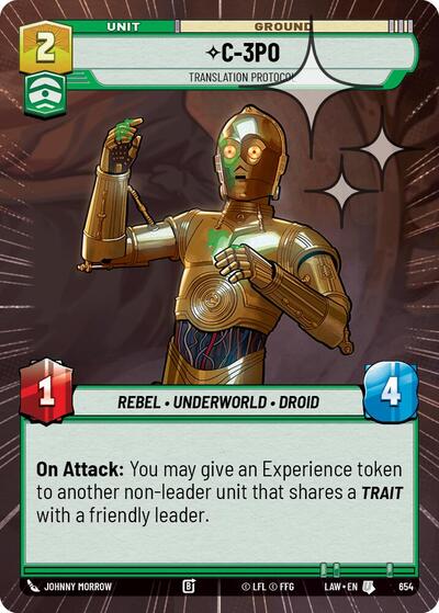 C-3PO - Translation Protocol (Hyperspace) - Foil