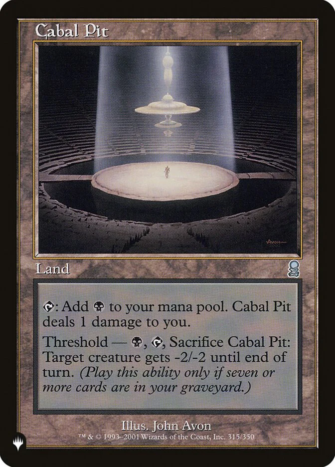 Cabal Pit - Retro Frame