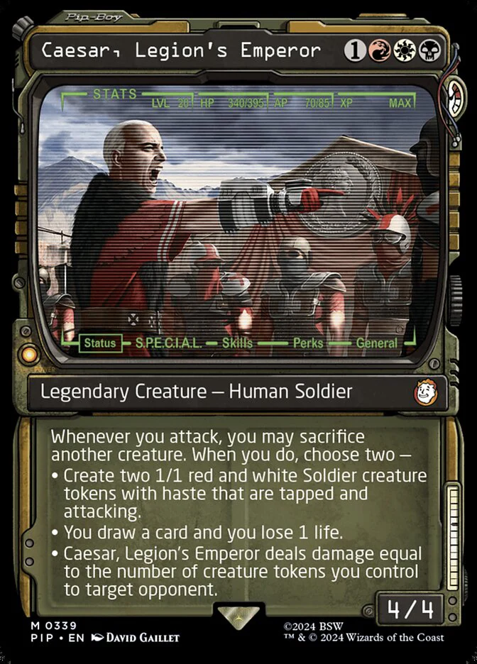 Caesar, Legion's Emperor - Inverted - Legendary - Showcase (Foil)