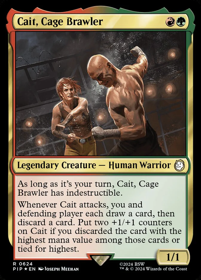Cait, Cage Brawler - Legendary - Surge Foil (Foil)