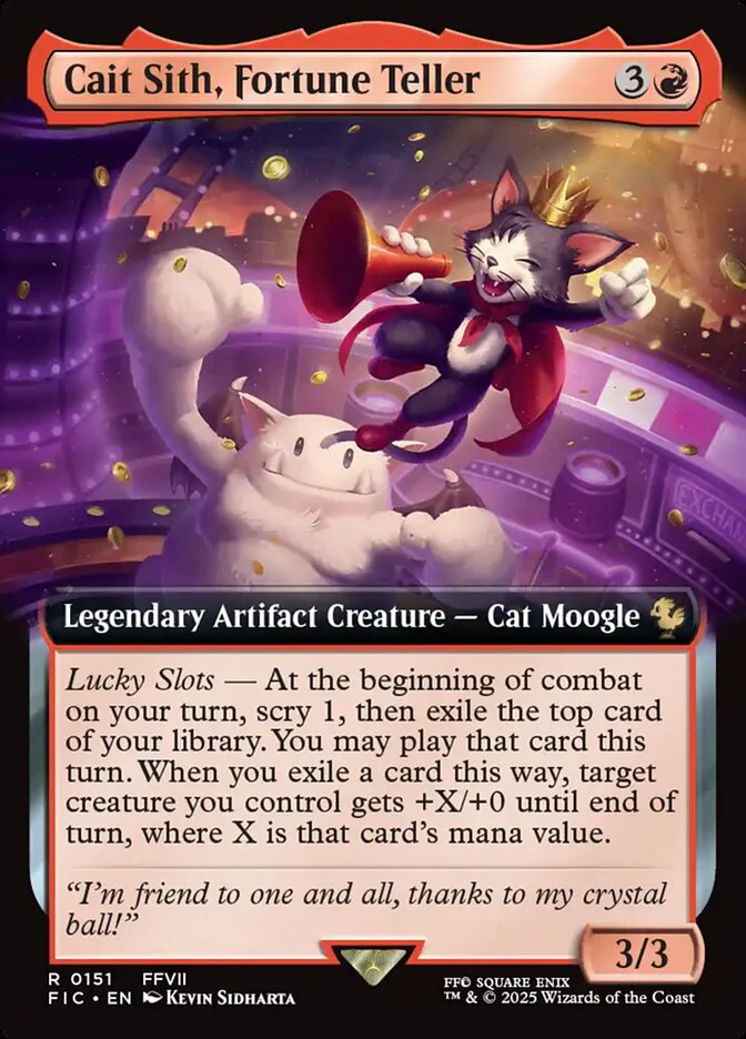 Cait Sith, Fortune Teller - Extended Art - Legendary