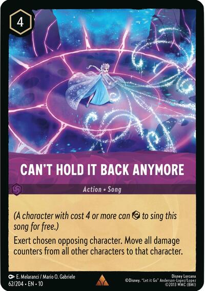 Can't Hold It Back Anymore - Foil